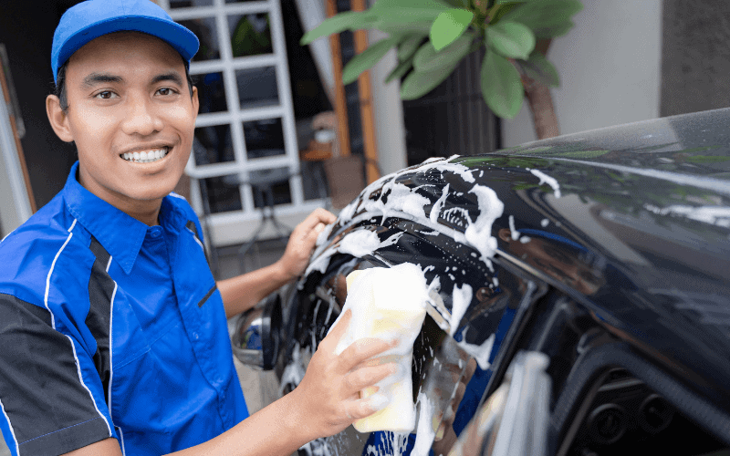 How To Wash A Black Car Without Water Spots