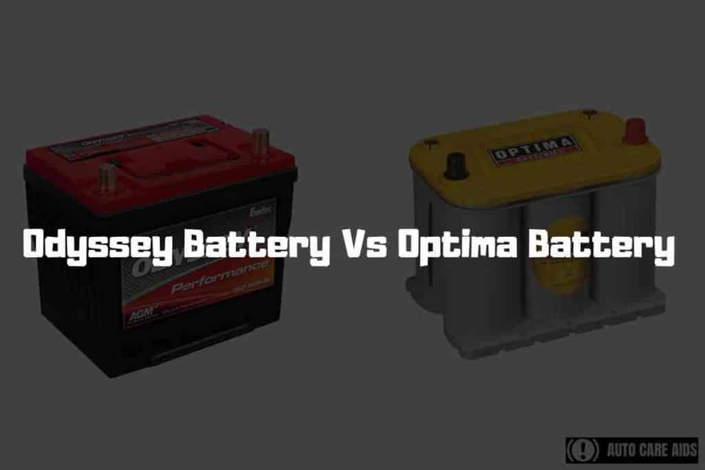 Odyssey Battery Vs Optima Battery